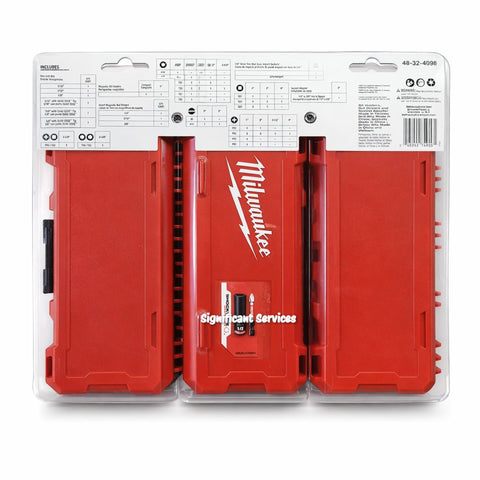 Milwaukee 48-32-4098 Shockwave 75 Pc Drill Drive Bit Set 1/4" Hex Shank PACKOUT