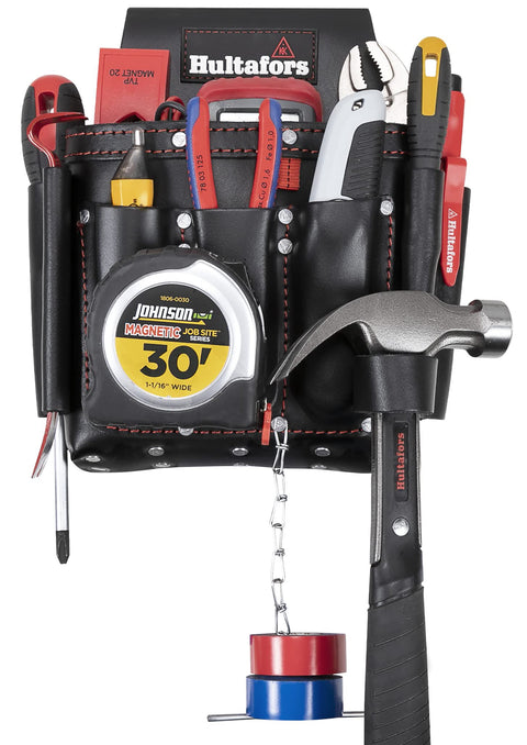 Hultafors Work Gear HT5421 Premium Electrician's Leather Tool Pouch