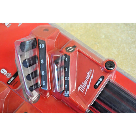 Milwaukee 48-22-2187 Hex Key Set 22-Piece SAE Metric Ball End Allen L-Wrench Kit