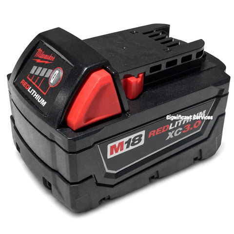 Milwaukee 48-11-1828 M18 REDLITHIUM XC 3.0Ah 18V Lithium Ion Battery OEM