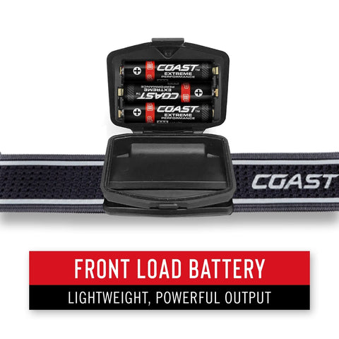 COAST 21327 FL75 435 LUMEN DUAL COLOR FOCUSING LED HEADLAMP