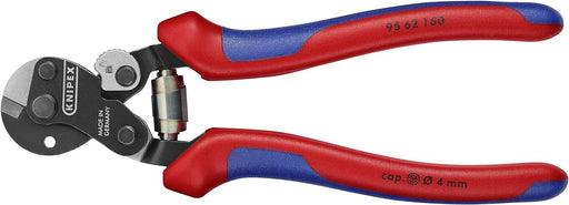 KNIPEX Tools - Wire Rope Cutters, Multi-Component (9562160), 6-Inch, w/ Lock and Spring
