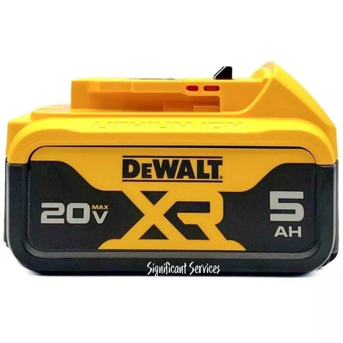 New Genuine DeWALT 20V MAX 5.0 AH DCB205 DCB118 60V Fast Charger Battery Pack