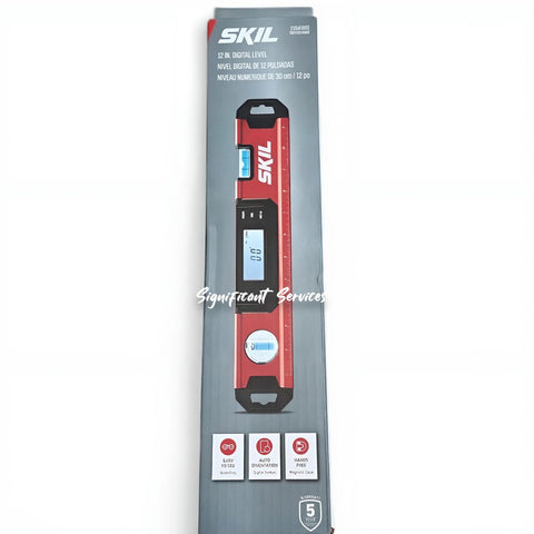 SKIL LV941801 Digital Level 12" Durable High-accuracy Blue Vials LCD Screen