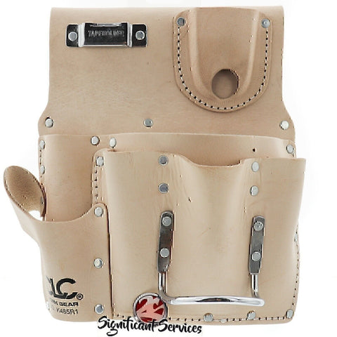 Custom Leathercraft - DW-109 CLC K485R1 Standard Drywaller's Tool Pouch, Chrome