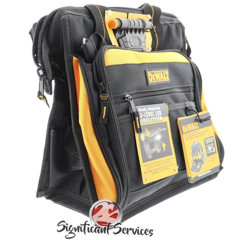 DEWALT DGL573 Lighted Technician's Tool Bag 41 Pocket