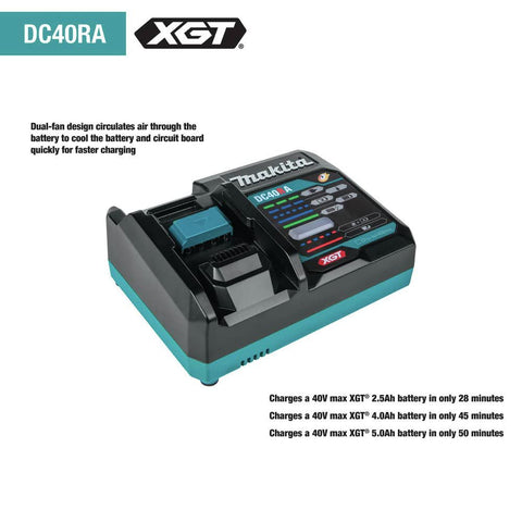 Makita GVP01M1 40V Max XGT Brushless Cordless 7 in Polisher Kit 4.0Ah Battery