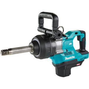 Makita GWT10Z 40V max XGT 4‑Speed High‑Torque 1" Sq. Drive D‑Handle Extended Anvil Impact Wrench w/ Friction Ring