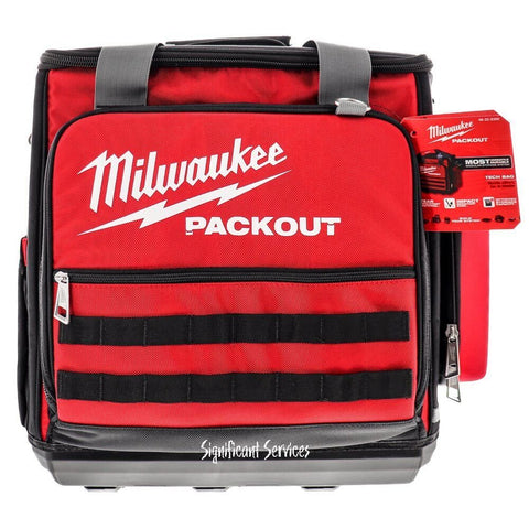 Milwaukee 48-22-8300 58-Pocket PACKOUT Modular Storage Tech Tool Bag