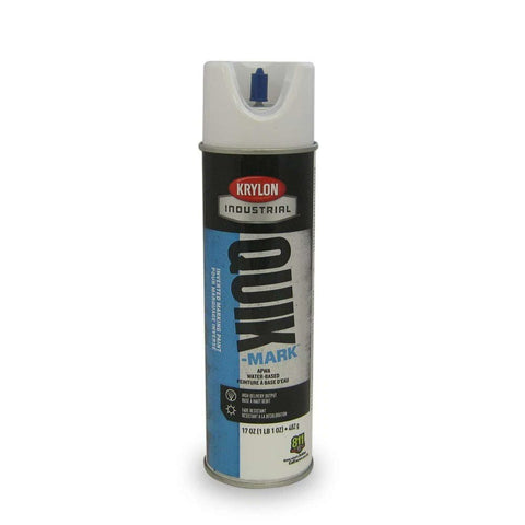 Krylon Industrial Brilliant White Inverted Marking Paint S03901 20oz 12PK