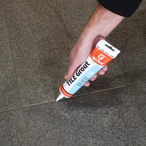 Red Devil 0425 Pre-Mixed Tile Grout Squeeze Tube, 5.5 oz., White