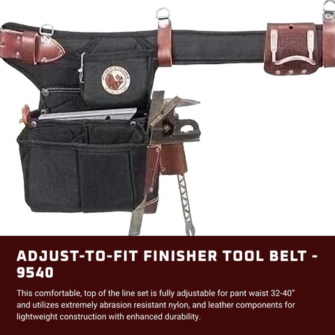 Occidental Leather 9540 Adjust To Fit Finisher Finishing Carpenter Tool Belt