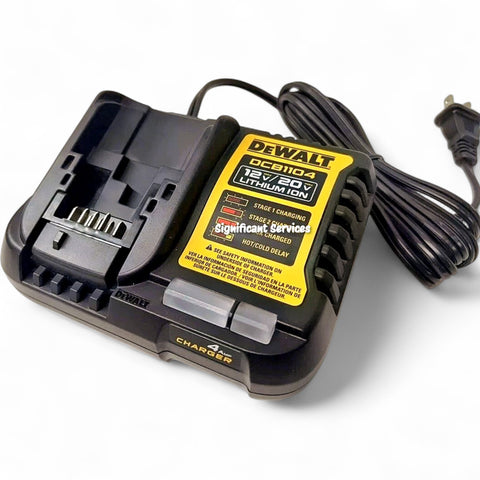 DEWALT DCB1104 Battery Charger 12V/20V Max 4 Amp for Power Tools 4-Pack