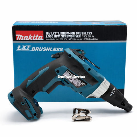 Makita XSF05Z 18V LXT Lithium-Ion Brushless Cordless 2,500 Rpm Screwdriver, Tool Only