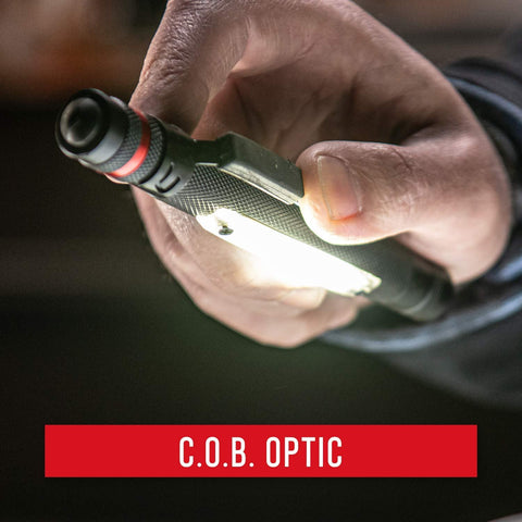 COAST® G23 120 Lumen Alkaline Dual Power Magnetic LED Penlight with C.O.B...