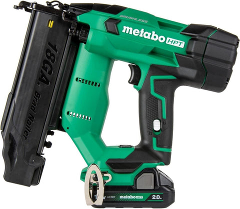 Metabo HPT NT1850DFTM 18V 2Ah Compact 18 Gauge Cordless Brad Nailer Ki