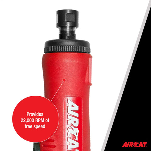 AIRCAT 6260 1.0 HP Composite Straight Die Grinder, 20,000 RPM