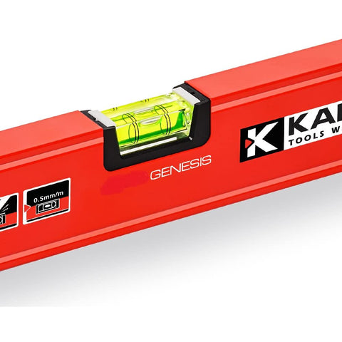 Kapro 781 Genesis Magnetic Box Level - Features Horizontal Vial and Dual-View Plumb Site - VPA Certified - Aluminum - 48 Inch