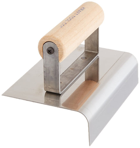 Kraft Tool CF146 1/2-Inch Radius Outside Curb and Sidewalk Tool with Wood...