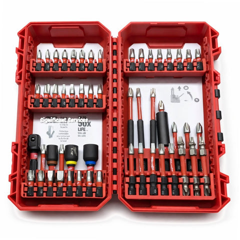 Milwaukee 48-32-4010 Shockwave 54 Pc Driver Bit Set 1/4" Hex Shank