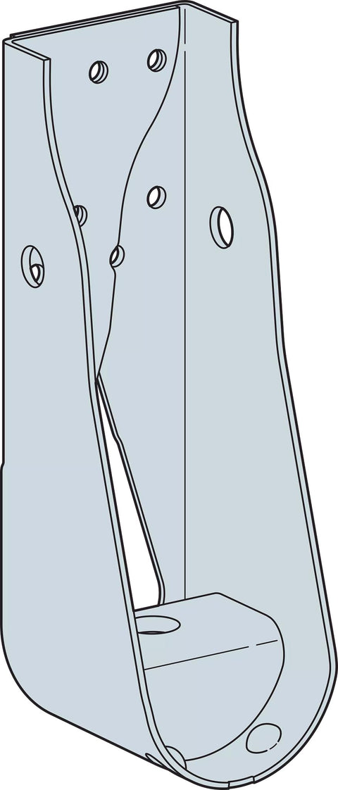 Simpson Strong-Tie HDUE3-SDS3 8-11/16" Galvanized Steel Holdown w/SDS Screws 20ct