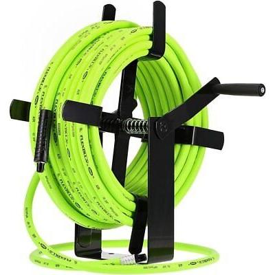 Flexzilla L8560FZ Manual Open Face Air Hose Reel, 3/8 in. x 100 ft., Heavy Duty