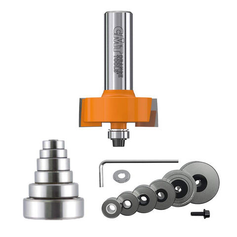 CMT 835.501.11 Variable Depth From 1/8-Inch to 1/2-Inch Shank Router Bit Set