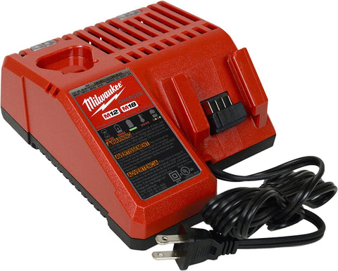 Milwaukee 48-59-1812 12V/18V Battery Charger and (2) 48-11-1820 18V 2.0Ah Batter