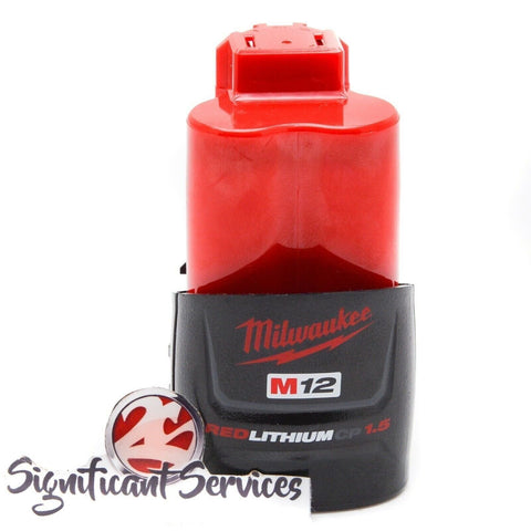 2 New Milwaukee 48-11-2401 Batteries 12 Volt 12V M12 Red Lithium Ion