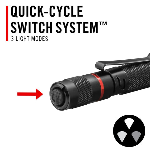 COAST HP3R 500 Lumen Rechargeable LED Penlight TWIST FOCUS Black 20818 385 Lumen