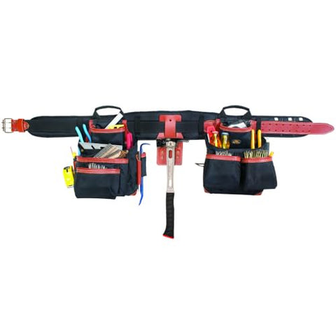 CLC Custom LeatherCraft 51452 4 Piece Top Of The Line Pro Framer's Tool Belt,...