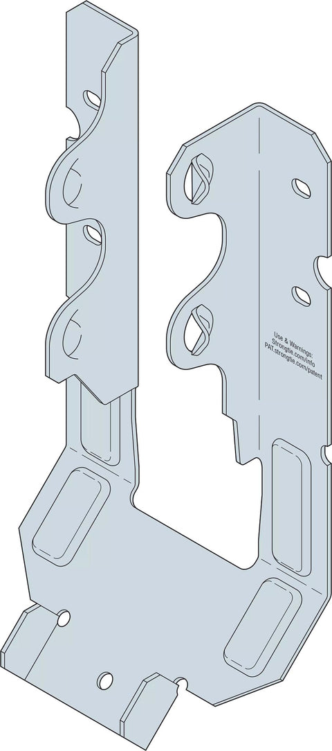 Simpson Strong-Tie LRU26Z ZMAX Galvanized Rafter U Joist Hanger for 2x6 25 pk