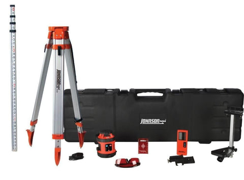Johnson Level & Tool 40-6516 Self-Leveling Rotary Laser Level Kit 15.86" x 6.85"