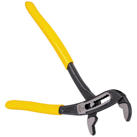Klein Tools D5057 Classic Klaw Quick-Adjust V-Jaw Tongue & Curved Groove Pliers