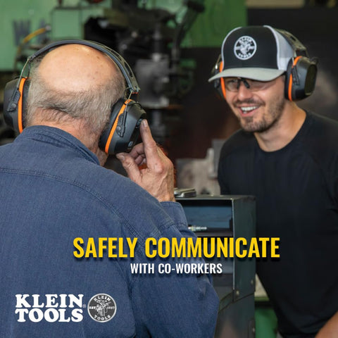 Klein Tools AESEM1S Smart Sense Bluetooth Hearing Protection Safety Earmuff