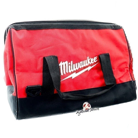 Milwaukee 16" Durable Heavy Duty Canvas Contractor Storage Tool Bag Case