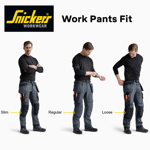 Snickers Workwear U6351 Men's AllroundWork Stretch Loose Fit Work Pants 38/32