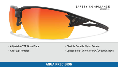EDGE XPAP419 Pumori Wrap-Around Safety Glasses, Anti-Scratch, Non-Slip, UV...