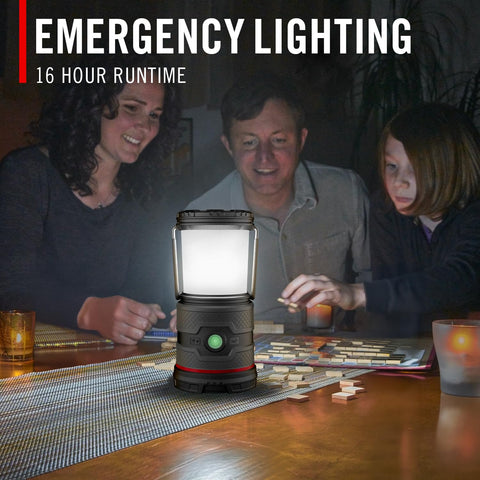 Coast EAL35R 1000 Lumen Voice-Controlled LED Emergency & Camping Area Lantern with Warm, Cool White, Day, Red & Red Flashing Mode, Power Bank Functionality - Ocean