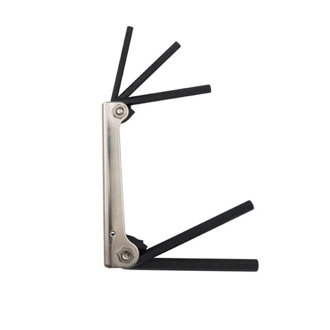 Klein Tools 70579 Folding Hex Key 5-Key SAE Allen Wrench Tool Set
