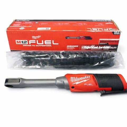 Milwaukee 3050-20 M12 FUEL 12V INSIDER Extended Reach Box Ratchet w/ Socket Set
