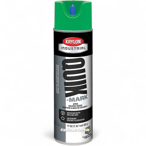 Krylon Industrial Quik-Mark Sb Inverted Marking Paint Apwa Green
