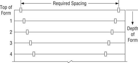 Simpson Strong-Tie WT8-R50 - Wedge Tie for 2x formboard, 8" Thick Walls, 50ct