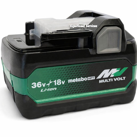 Metabo HPT BSL36A18X 18V/36V MultiVolt Battery 2.5 5.0Ah 4-Stage Fuel Gauge