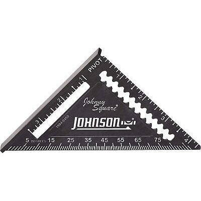 Johnson Level & Tool 1904-0450 Johnny Square Professional Easy-Read Finish...