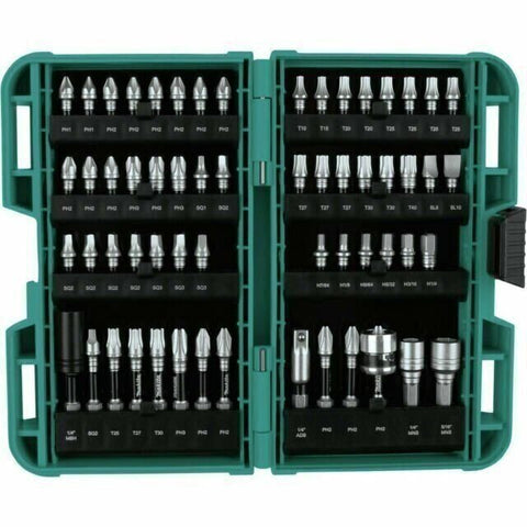 New Makita E-01644 Impact XPS 60-Piece Bit Set Torsion Zone & Magnetic Nutsetter