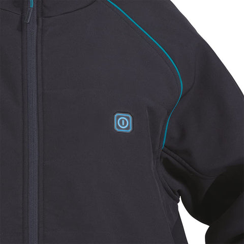 Makita DCJ205ZL 18V LXT Heated Jacket, Only (Black, L), Large