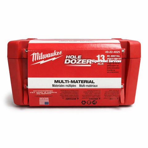 Milwaukee 49-22-4025 HOLE DOZER 13-Piece Bi-Metal Hole Saw Kit