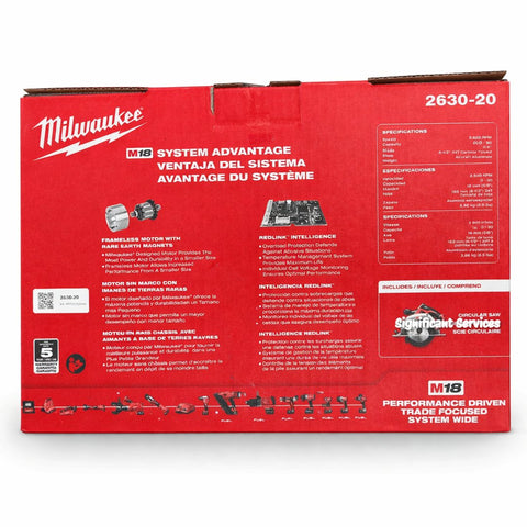 Milwaukee MIL2630-20 M18 18V 6-1/2" Li-ion Cordless Circular Saw Bare Tool Blade