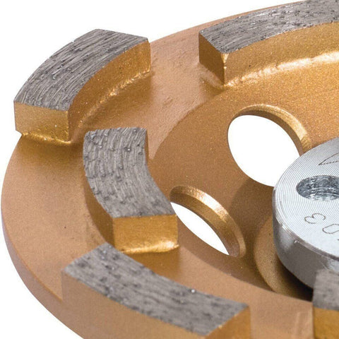 Makita A-96198 Double Row Anti-Vibration Diamond Cup Wheel, 4-1/2"